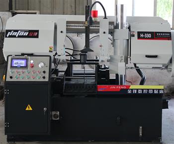 金鋒鋸業新款H-330智能高速帶鋸床