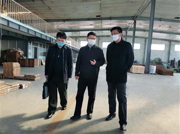 濟南市民營企業(yè)服務一隊蒞臨金鋒鋸業(yè)指導工作！